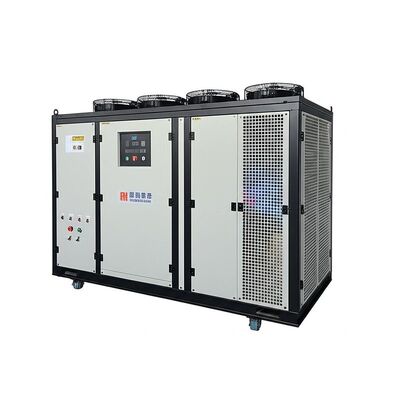 R404A جهاز تبريد مياه التبريد 380V 3Ph 50Hz نظام تبريد مصمم لدعم عمليات الإنتاج الصناعي